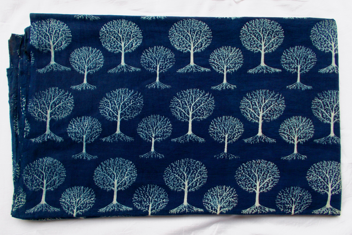 Tree Design Hand Block Print