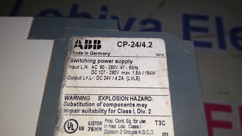 Abb Power Supply Module