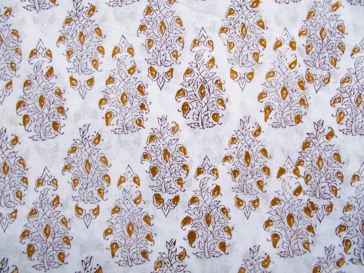 Hand Block Print 100% Cotton Fabric