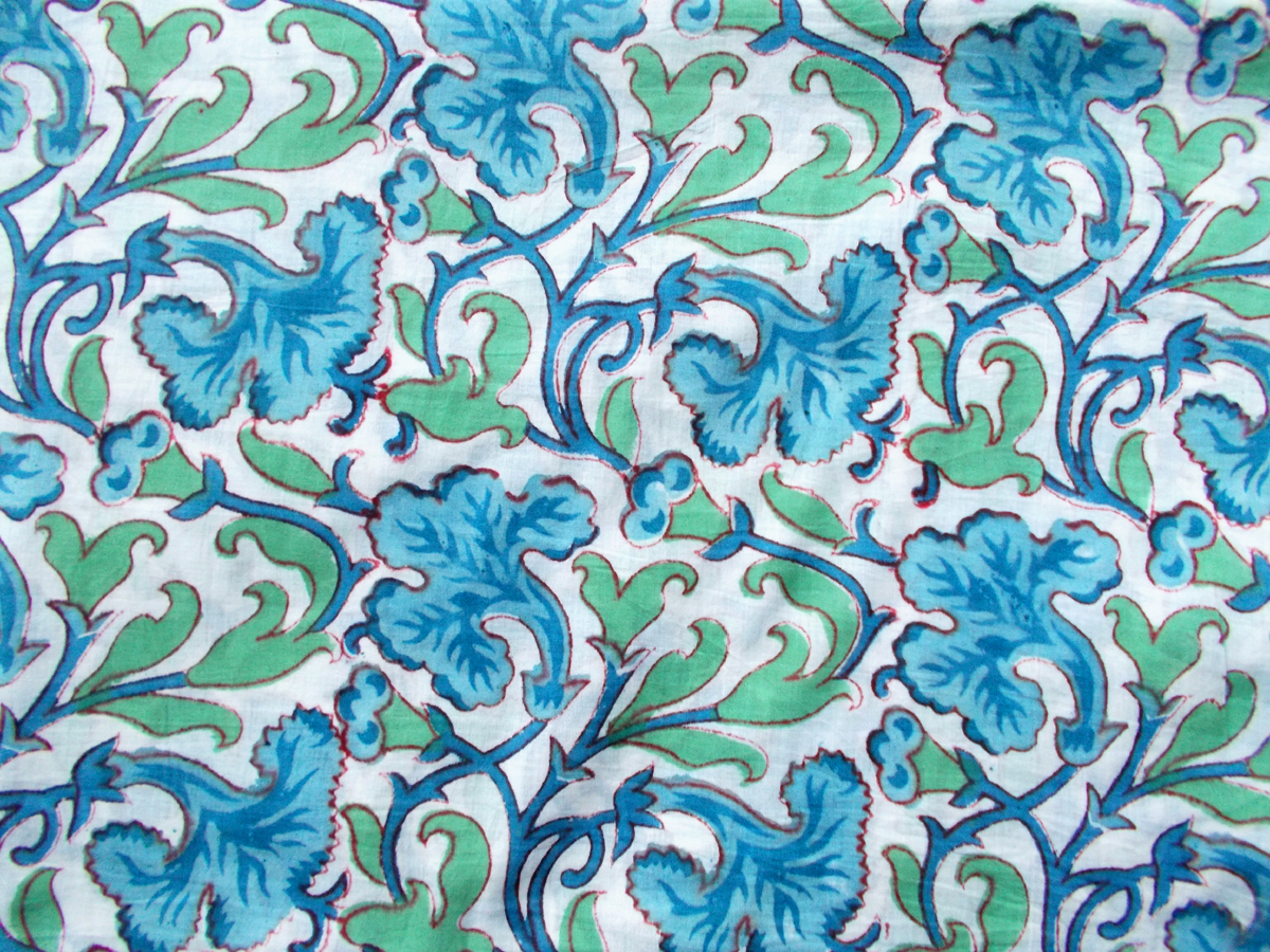 Hand Block Print 100% Cotton Fabric
