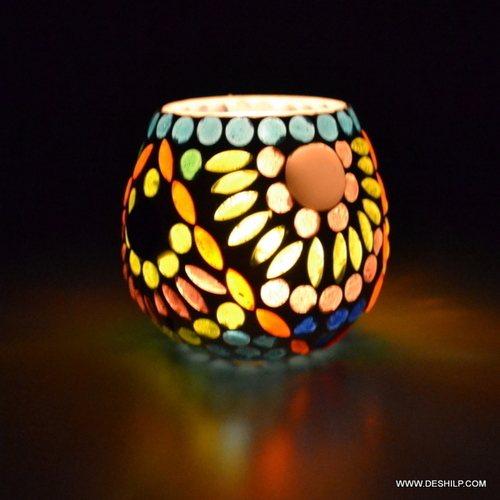 ग्लास कैंडल स्टैंड कैंडल होल्डर