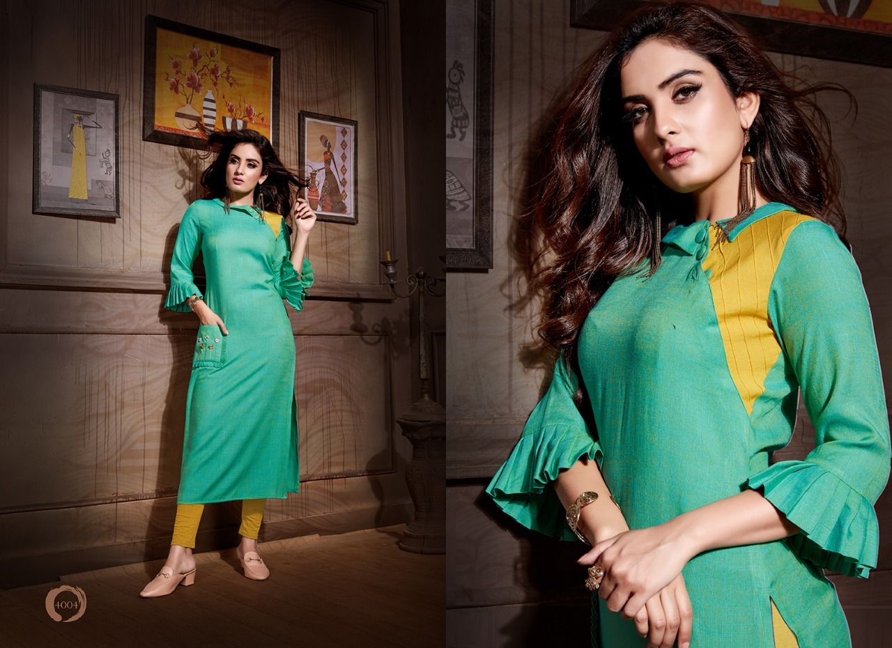 Western Kurtis Bust Size: 39-40 Inch (In)