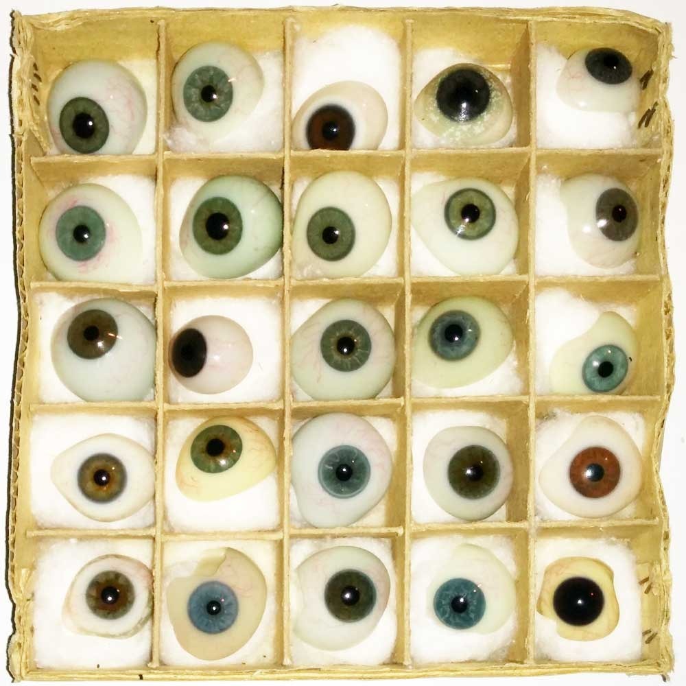 Artificial Eye - Acrylic Material, Universal Sizes 22mm To 28mm | Lightweight, Ideal For Post-evisceration Use