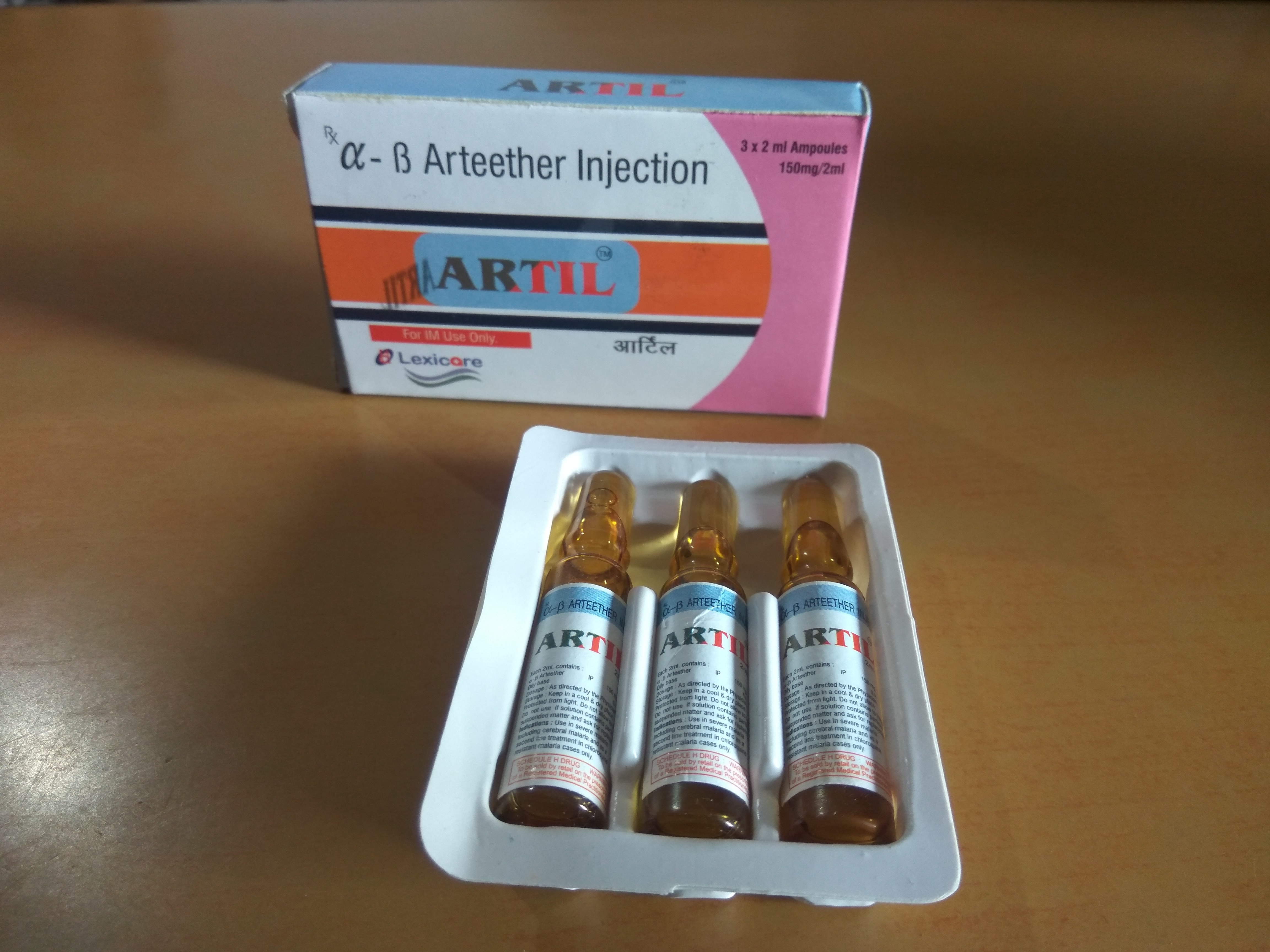 Antimalarial Injection - 5000 Units Powder Form | Suitable For All Ages, Normal Temperature Storage
