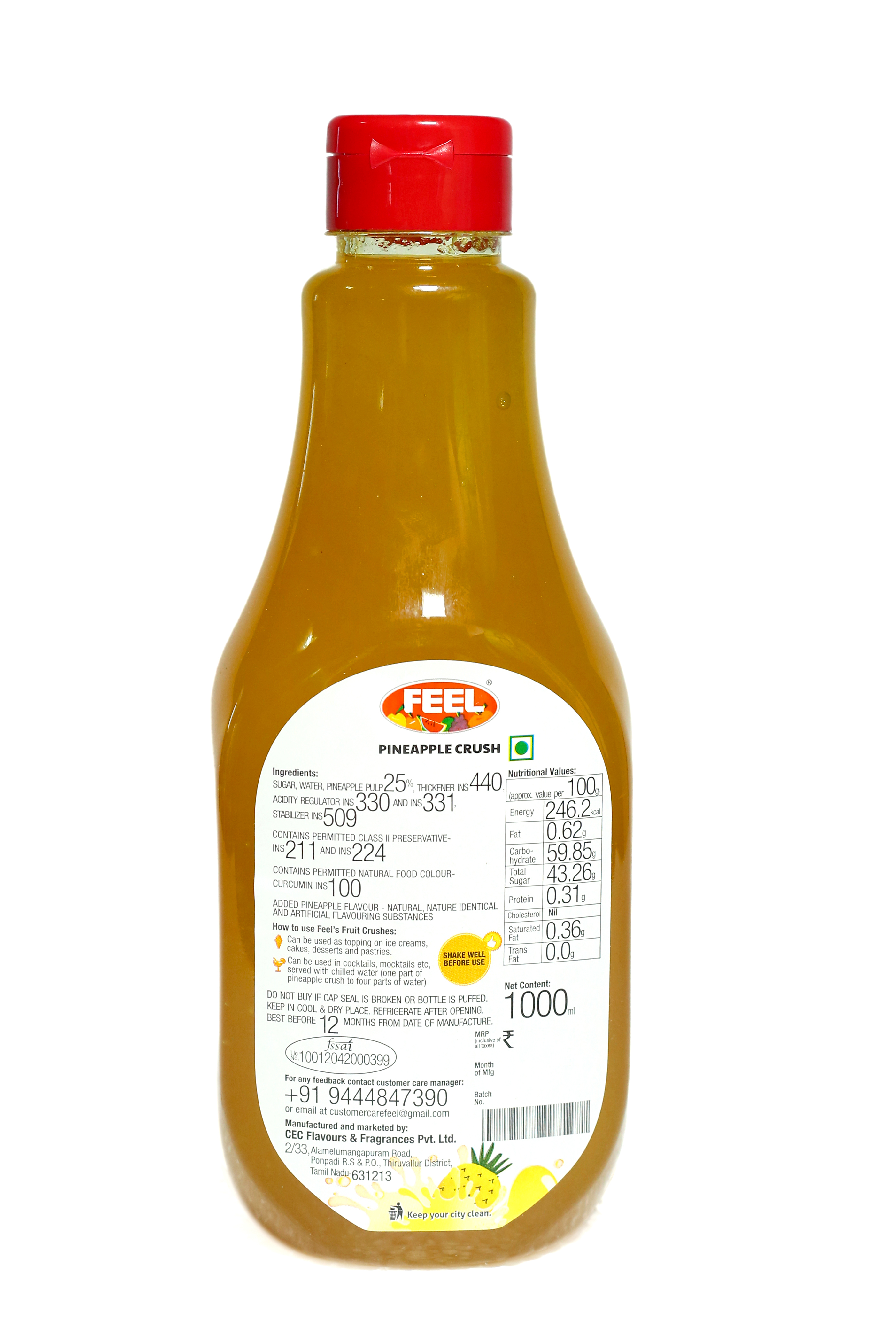 Pineapple Crush Essence Boiling Point: No