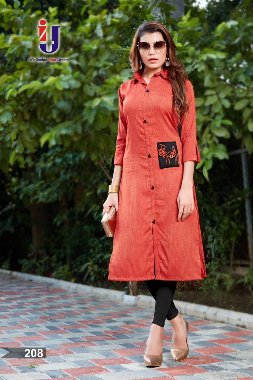 Plain New Designer Kurtis Collection For Festival