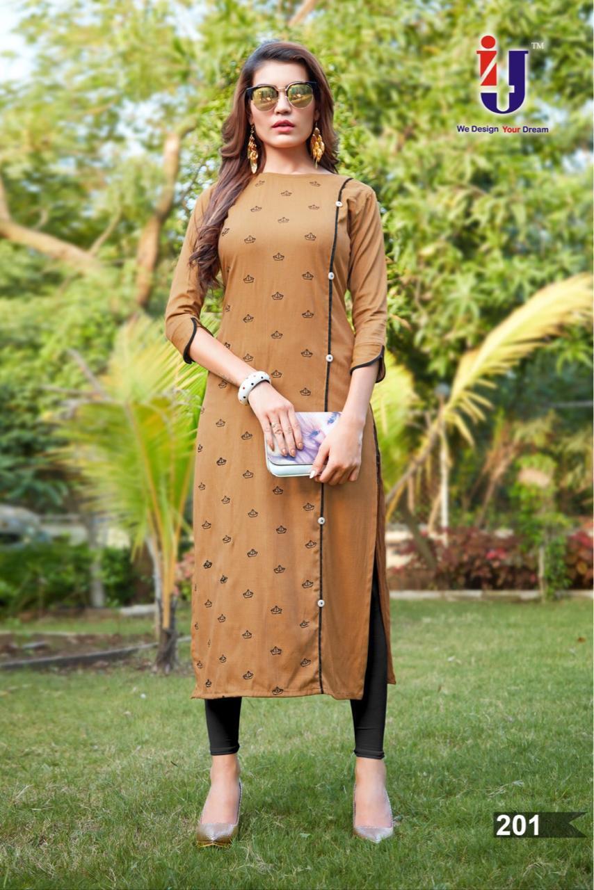 Plain New Designer Kurtis Collection For Festival