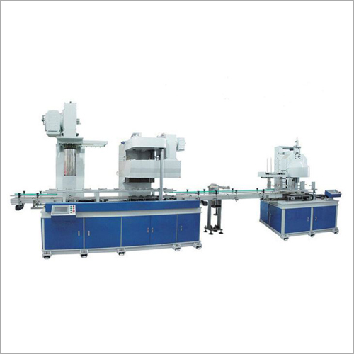 Auto Round Barrel Tinplate Can Body Making Line Machine