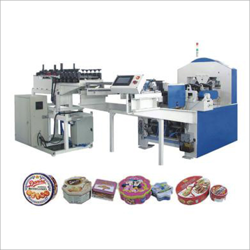 ऑटोमैटिक बिस्किट गिफ्ट कैंडी टी टिन कैन बॉडी मेकर