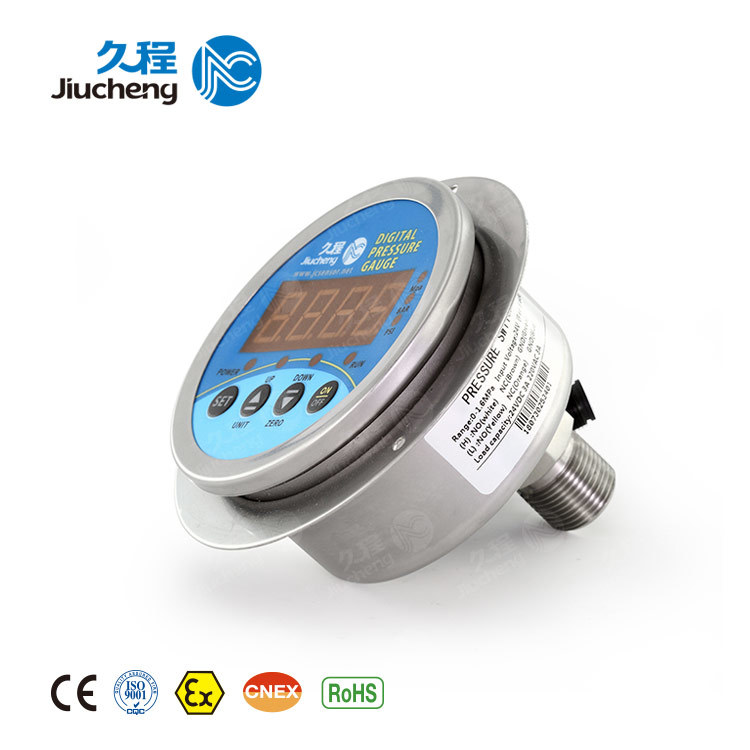 Jc641 Intelligent Digital Pressure Switch - Stainless Steel, 60mm/80mm Size | Â±0.1% Accuracy, Dual Relay Signal Output, 4-digit Led Display