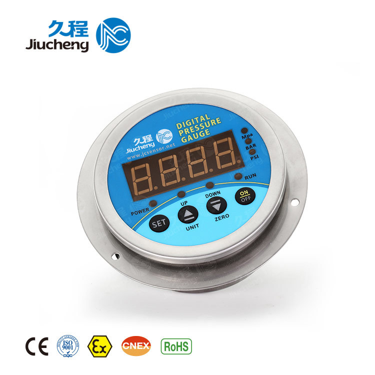 Jc641 Intelligent Digital Pressure Switch - Stainless Steel, 60mm/80mm Size | Â±0.1% Accuracy, Dual Relay Signal Output, 4-digit Led Display