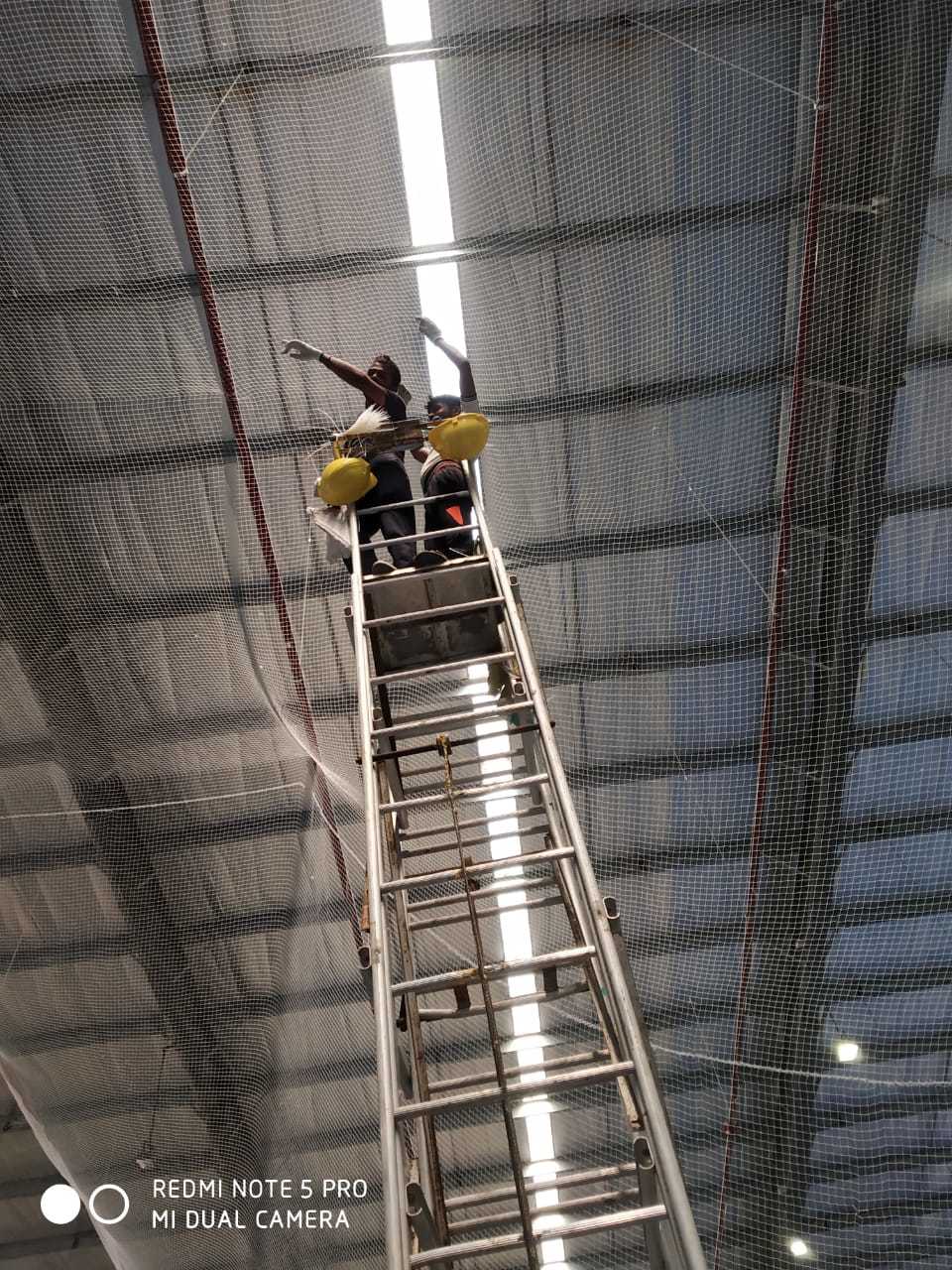 Bird Control Nylon Net - 1 Mm Thickness, 25 Mm Hole Size | Durable Hdpe Material, Lightweight, Smooth Finish In White, Black, Green Options