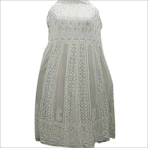 Ladies Anarkali Chikankari Suit