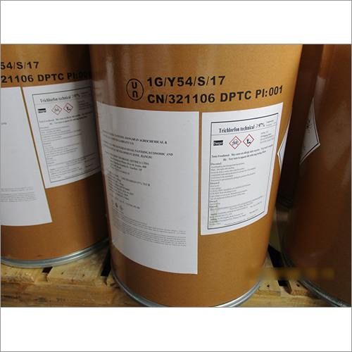 Trichlorfon - C4H8Cl3O4P, White Crystalline Solid | Effective Insecticide, Cost-Effective, Water Soluble, Non-Harmful to Crops