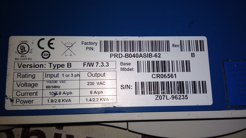 Kollmorgen Servo Drive Prd-b040asib-62