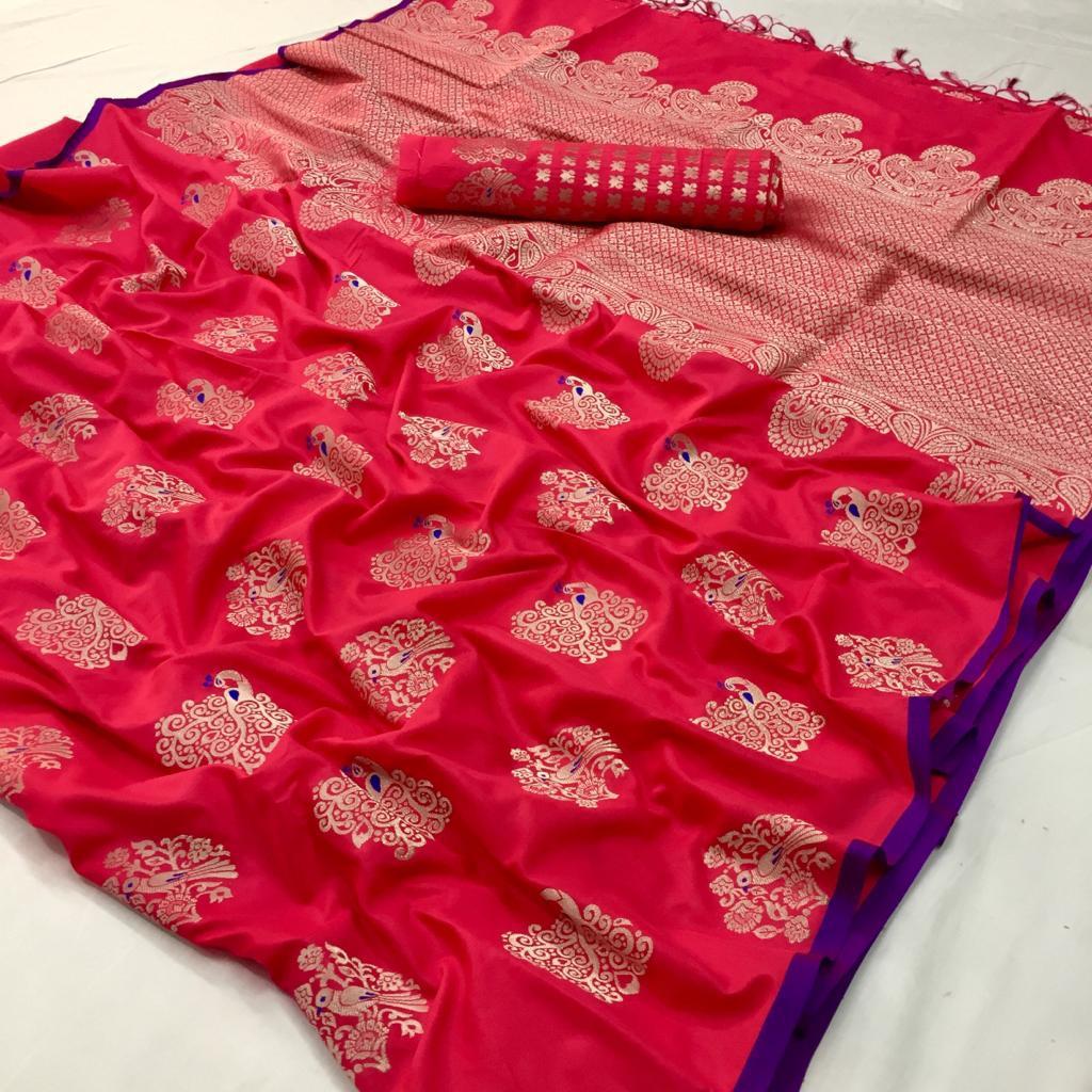 Multi Soft Silk Saree