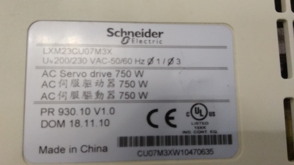 Schneider Ac Servo Drive