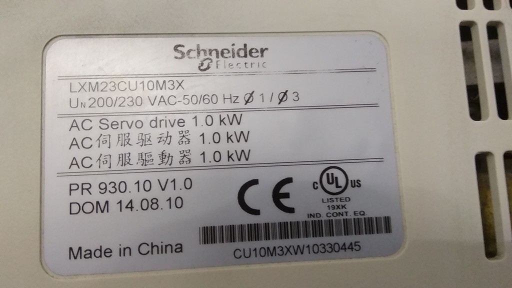 Schneider Ac Servo Drive