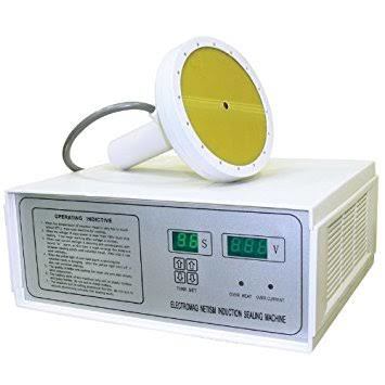 Portable Induction Sealing Machine - Stainless Steel, 300x200x150mm | 110v/220v Power Supply, 20khz Frequency, Versatile Sealing For Containers, Lightweight 10kg