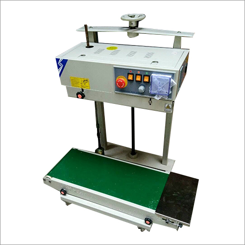 Vertical Band Sealer Machine - Fast, Compact Design | Imprinter & Ink Coding System for Custom Sealing