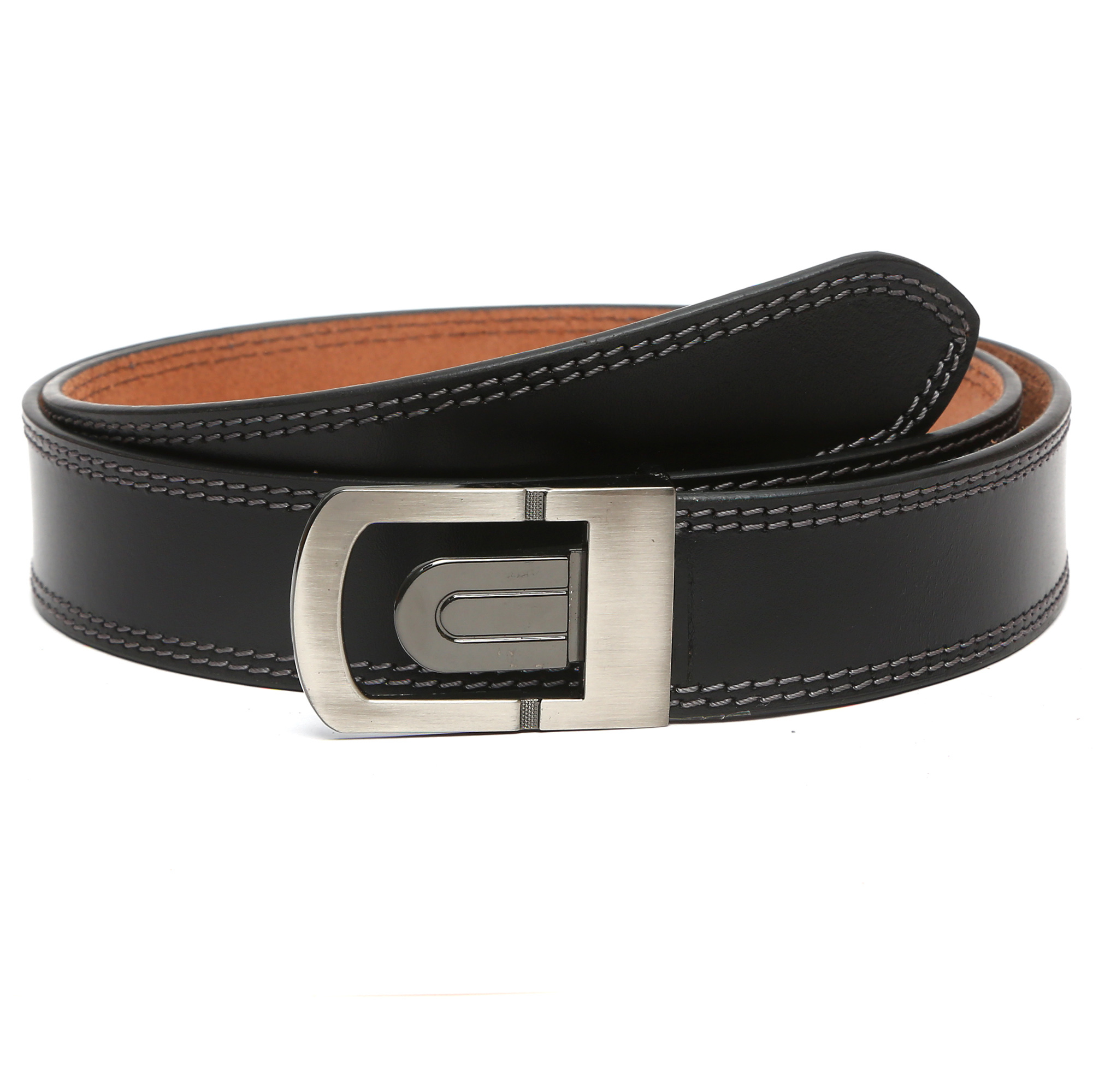 Men's Leather Junction Black Wallet And Belt Combo Set - 15.30 Cm Thickness, 5.50 Cm Width | Durable Design, Ideal For Gifting