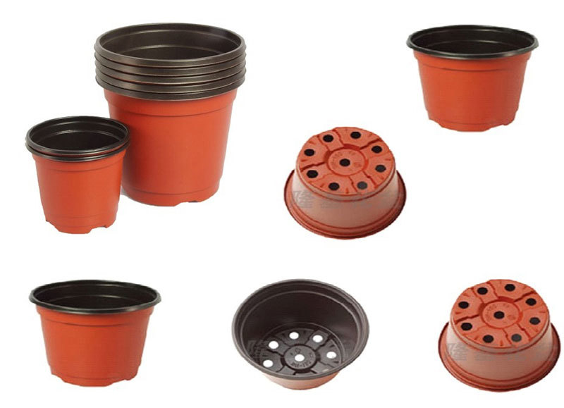 Thermoforming Plastic Pot - High-grade Plastic, Various Sizes, Terracotta & Black Colors | Suitable For Indoor & Outdoor Use, Enhances Aesthetic Appeal