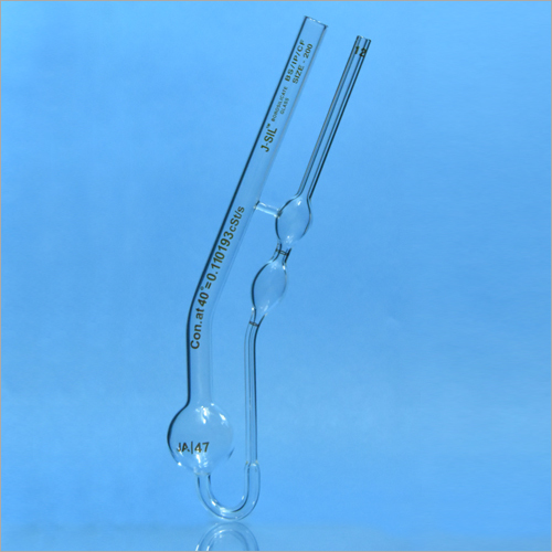 U Shaped Cannon Fenske Viscometer Tube - Borosilicate Glass, Multiple Sizes | Calibration Certificate, Measures 0.6-300,000 cSt, High Heat Resistant