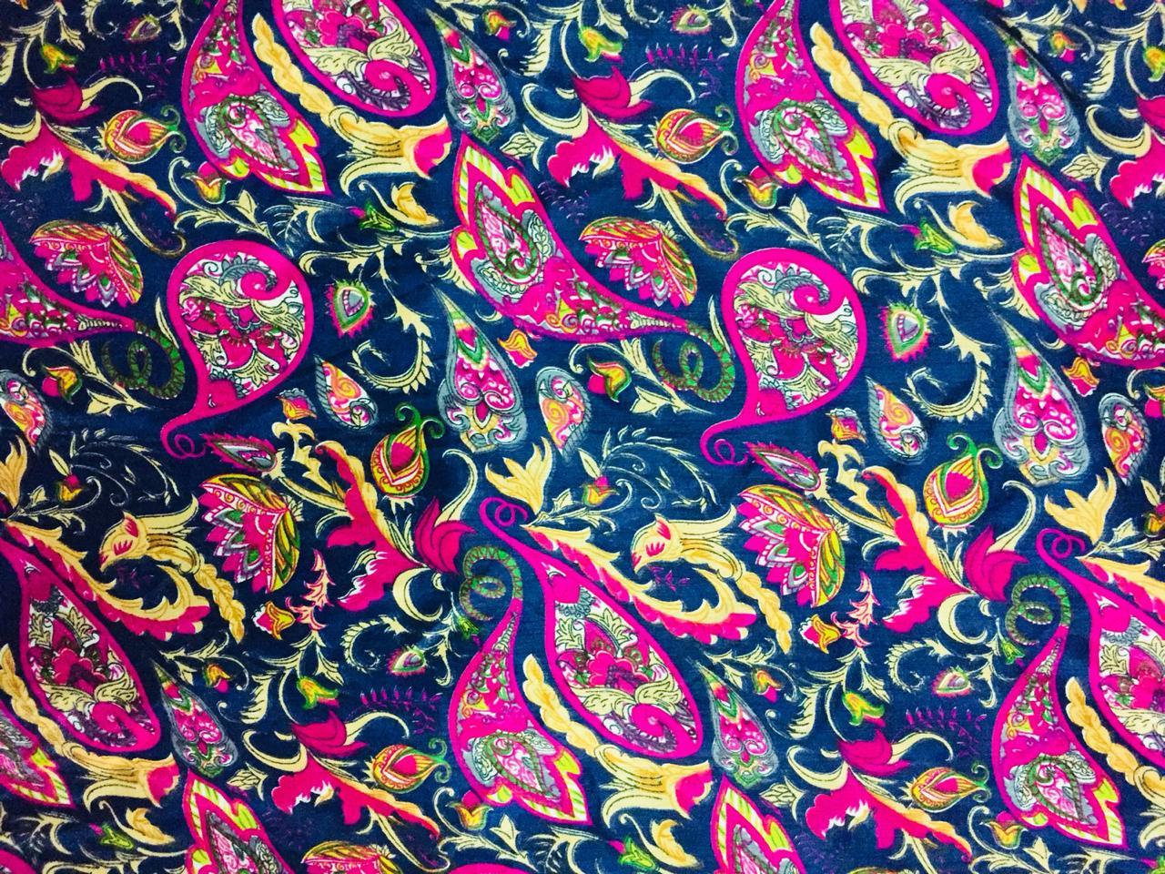 Banglori Satin Print Fabric
