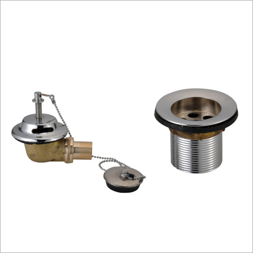 ओवरफ्लो और चेन प्लग के साथ ब्रास बाथ टब वेस्ट