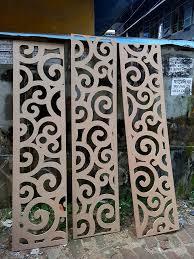 Mdf Jali Cutting - Floral Design, Customizable Sizes , Durable Mdf, Cnc Laser Cutting, Elegant Aesthetics, 6-25mm Thickness, Easy Installation