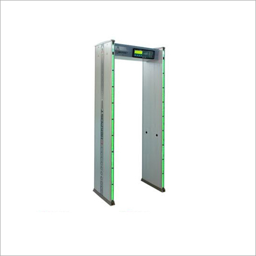 Nine Zone Door Frame Metal Detector - Wooden Frame with PVC Coating, 2155 x 870 x 540 mm, 230 VAC | Sensitivity Adjustable in 9 Steps, Waterproof, LED Light Indicators, Multi-Tone Audio Alarm