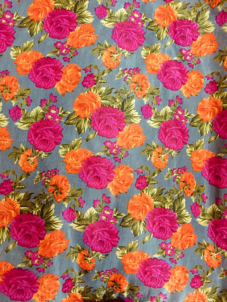 Banglori Satin Print Fabric