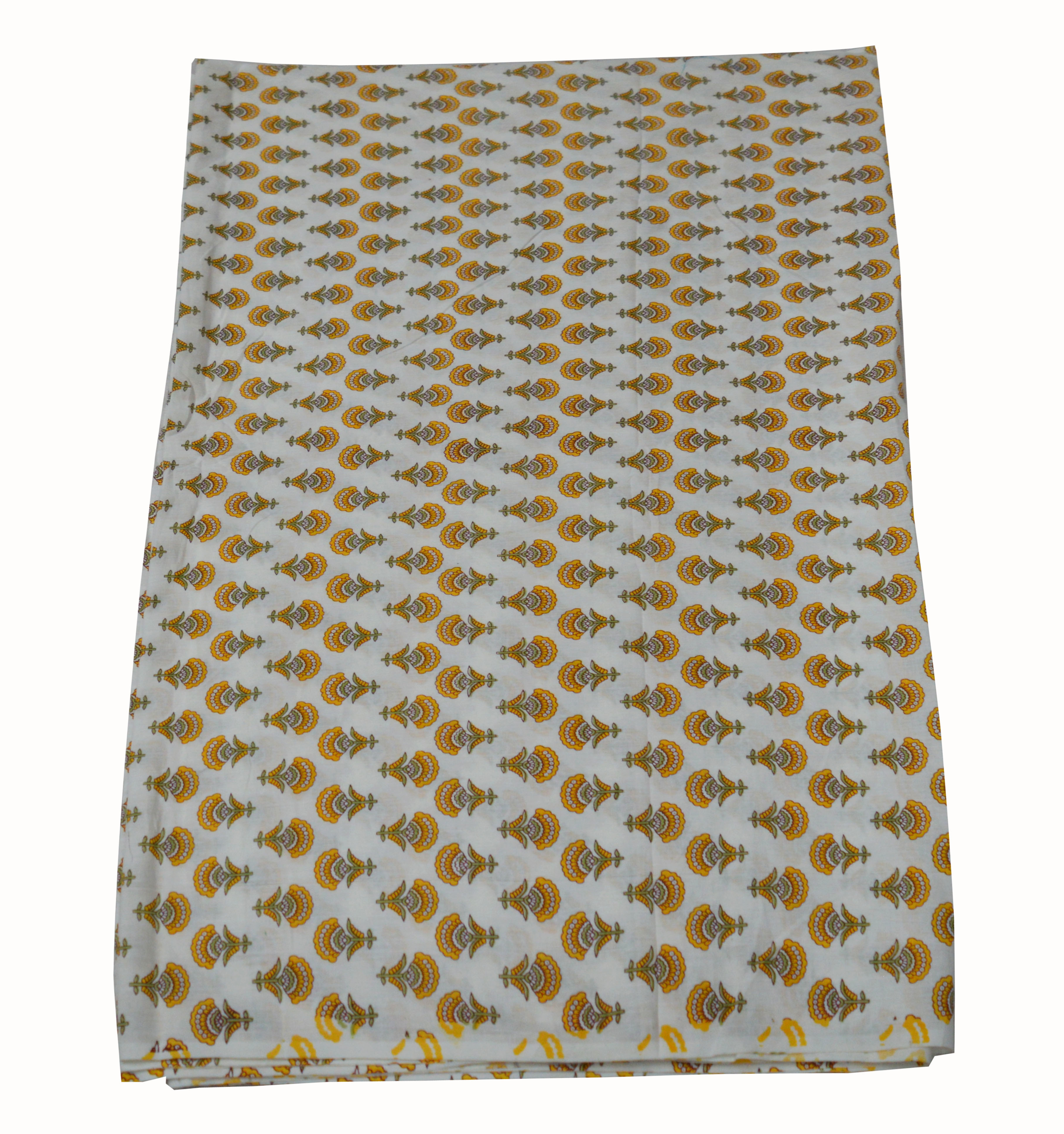 Multicolor Cotton Fabric - 44 Inch Width, Ideal For Dressmaking, Home Decor, Curtains, Art Crafts, And Furnishings