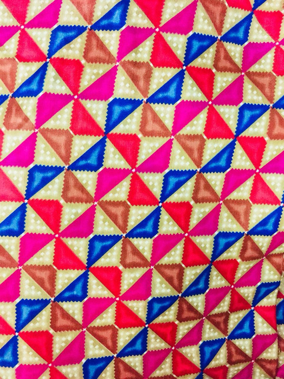 Banglori Satin Print Fabric