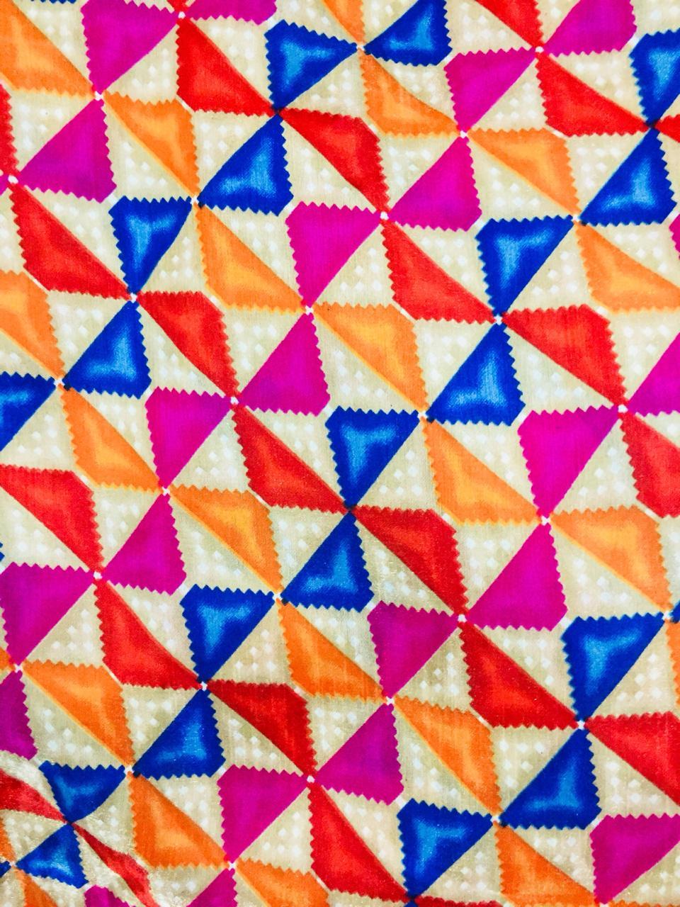 Banglori Satin Print Fabric