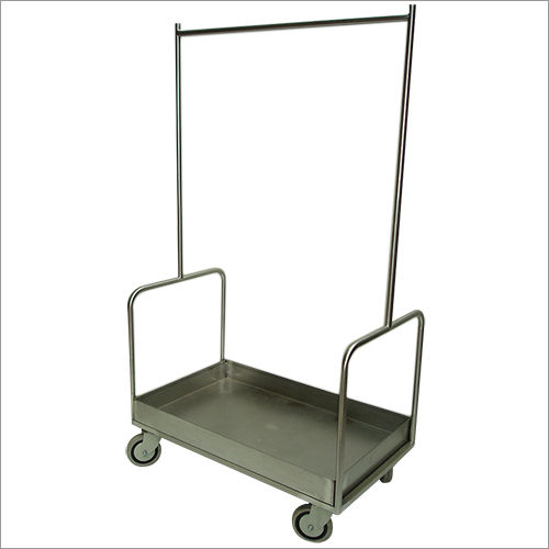 Steel Restaurant Uniform Trolley