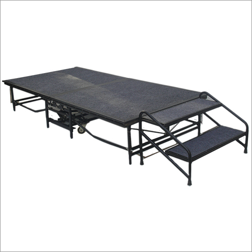 Black Banquet Mobile Folding Stage Block
