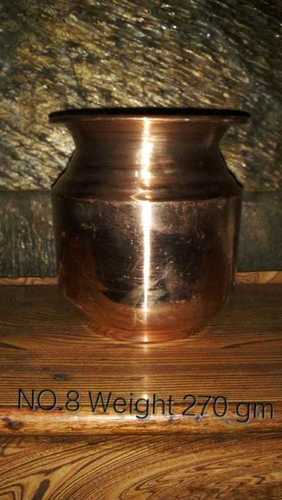 तांबे का सादा लोटा