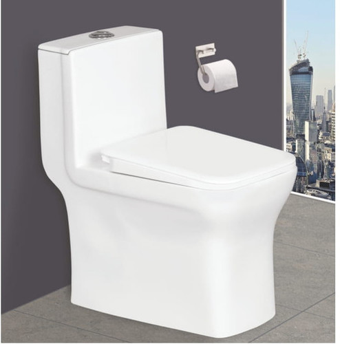 Ceramic Western One Piece Toilet