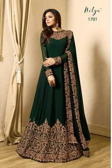 Multiple Colors Ladies Anarkali Georgette Suit