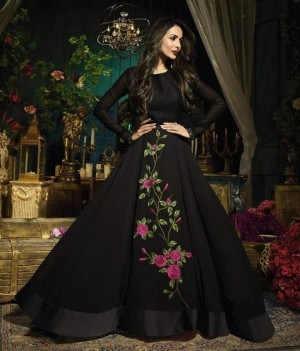 Multiple Colors Ladies Anarkali Georgette Suit