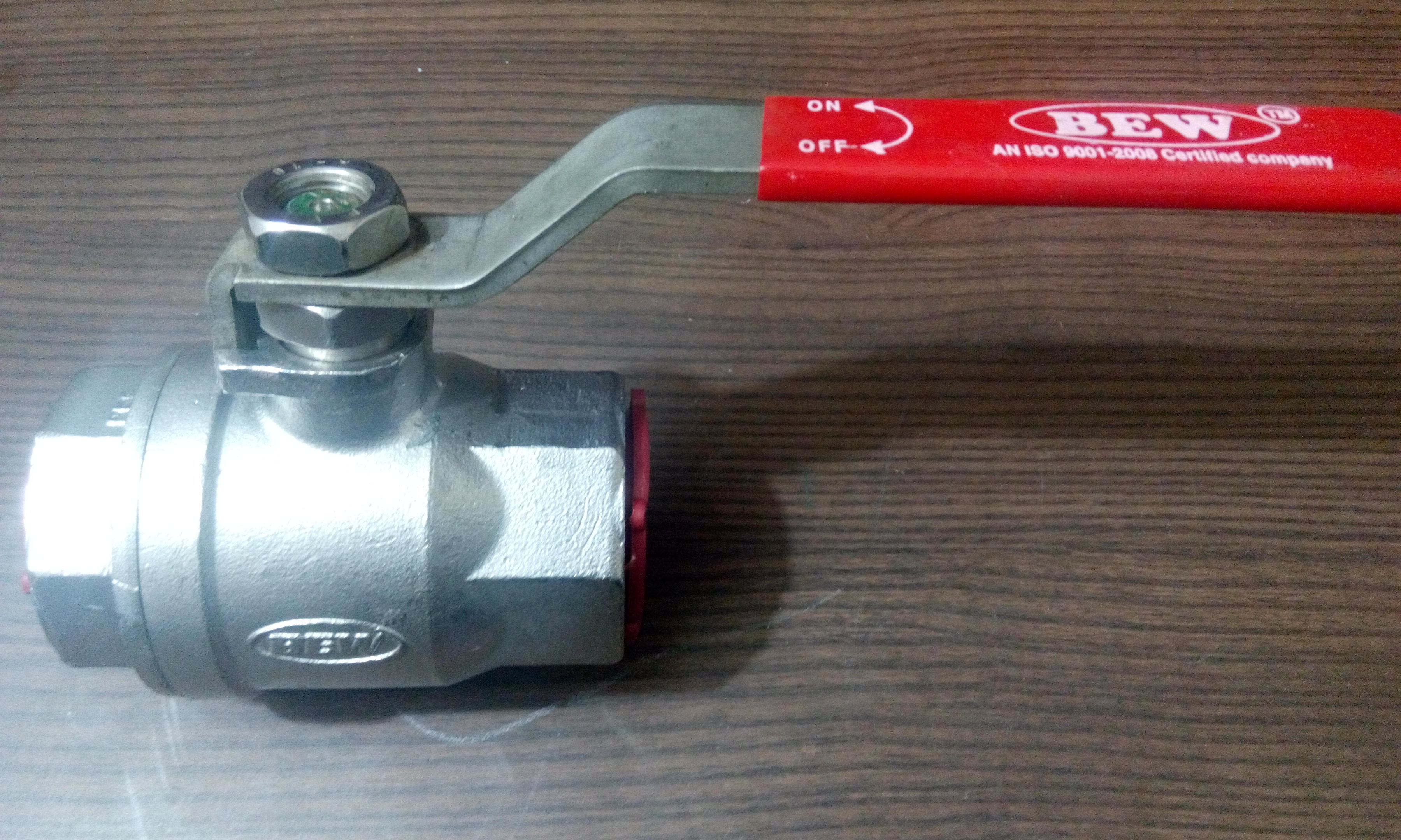 Single Piece Ball Valve - Durable Brass Material, 3/4 Inch Size | Corrosion Resistant, High Flow Capability