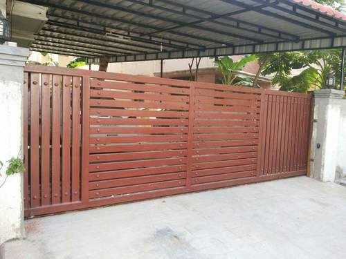 फोटो सेंसर के साथ मोटराइज्ड स्लाइडिंग गेट