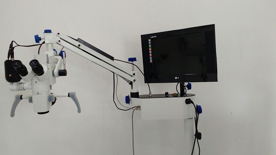 Steel 5 Step Surgical Ophthalmic Microscope