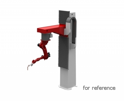 Red And Grey Welding Industry Wc Frame