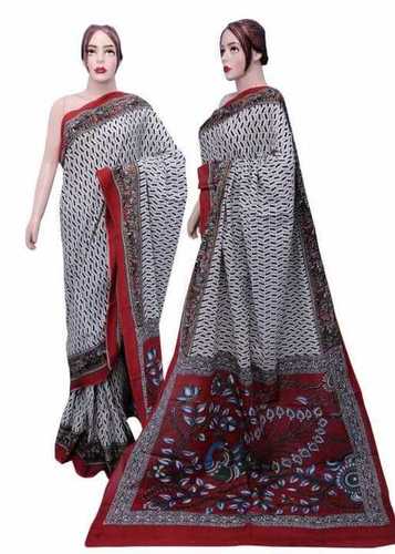 मुलमुल प्रिंटेड साड़ी