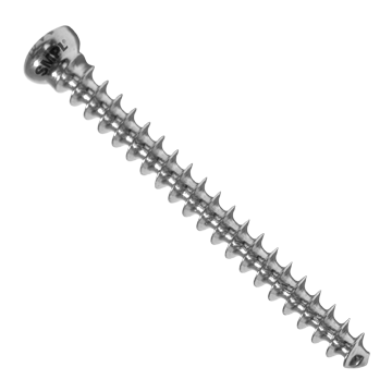 Cancellous Screw - 4.0 Mm Thread Diameter, Titanium Construction | 6.0 Mm Head Diameter, Optimal For Foot, Hands, Legs