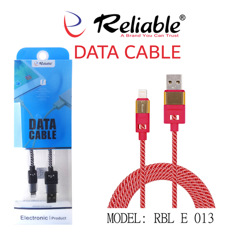 Data Cable - Plastic and Rubber Material, Red Color | Durable Design with Flexible Build for Reliable Connectivity