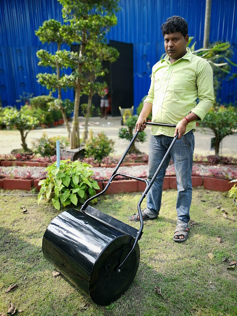 Garden Roller - Steel Drum