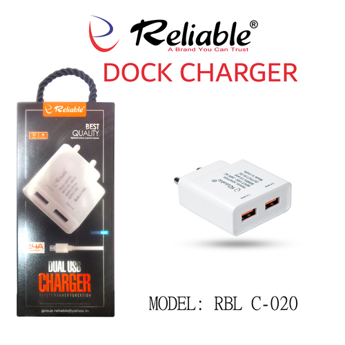 Mobile Battery Charger - Plastic Body, Bar Design, Ivory White | 6 Month Warranty, Convenient Power Solution